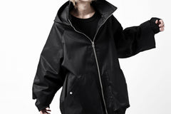 画像をギャラリービューアに読み込む, A.F ARTEFACT LAYERED WR HOODED JACKET / COATING COTTON GABARDINE (BLACK)