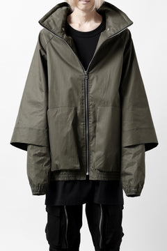画像をギャラリービューアに読み込む, A.F ARTEFACT LAYERED WR HOODED JACKET / COATING COTTON GABARDINE (KHAKI)