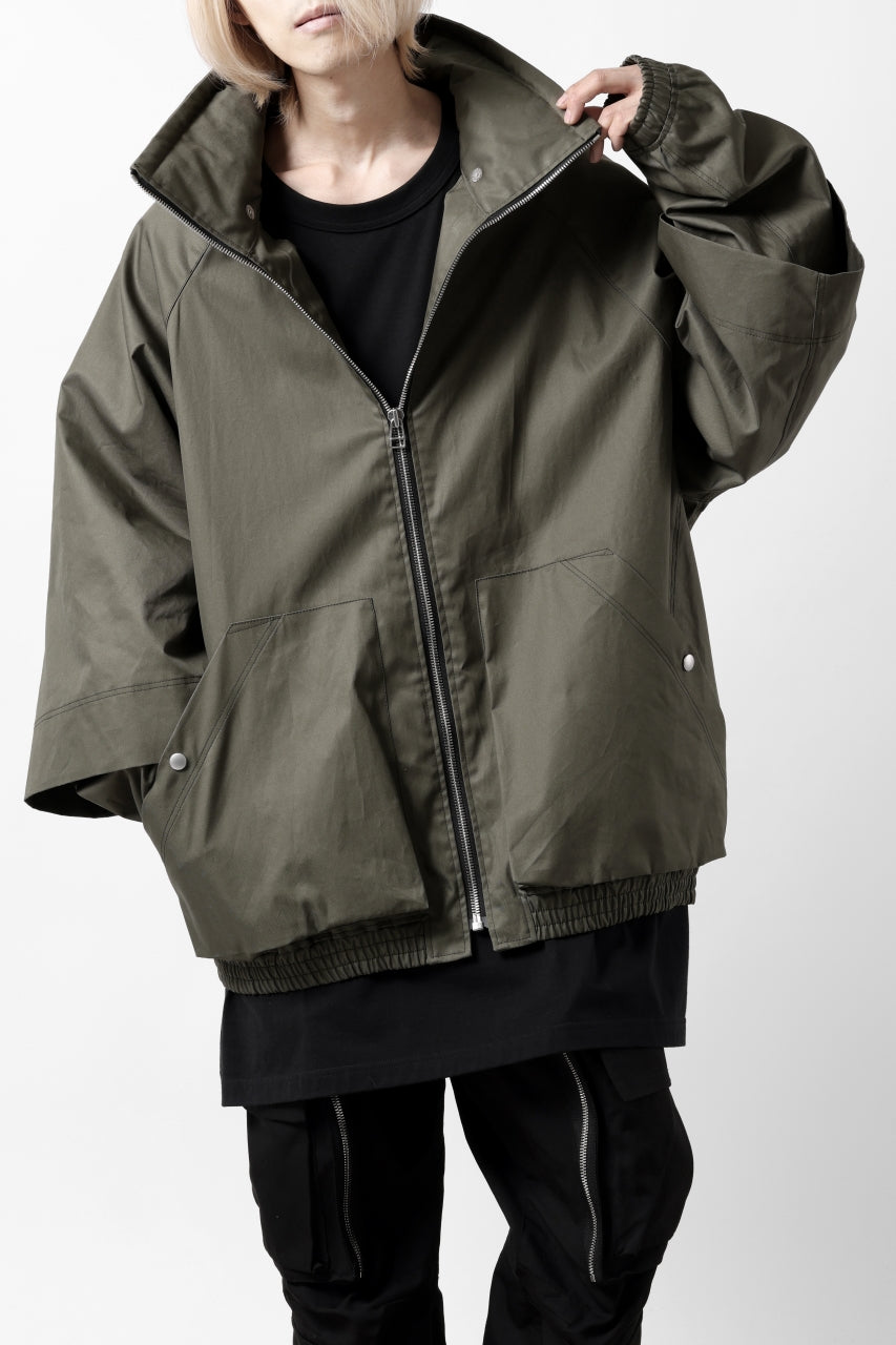 画像をギャラリービューアに読み込む, A.F ARTEFACT LAYERED WR HOODED JACKET / COATING COTTON GABARDINE (KHAKI)