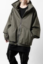 画像をギャラリービューアに読み込む, A.F ARTEFACT LAYERED WR HOODED JACKET / COATING COTTON GABARDINE (KHAKI)