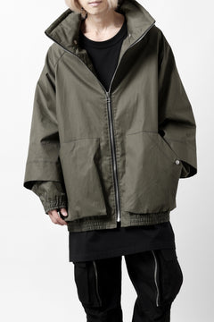 画像をギャラリービューアに読み込む, A.F ARTEFACT LAYERED WR HOODED JACKET / COATING COTTON GABARDINE (KHAKI)
