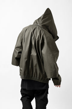 画像をギャラリービューアに読み込む, A.F ARTEFACT LAYERED WR HOODED JACKET / COATING COTTON GABARDINE (KHAKI)