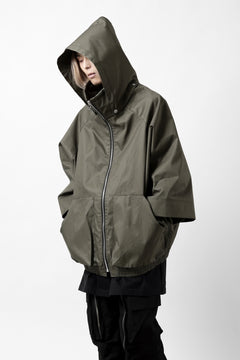 画像をギャラリービューアに読み込む, A.F ARTEFACT LAYERED WR HOODED JACKET / COATING COTTON GABARDINE (KHAKI)