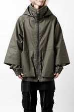 画像をギャラリービューアに読み込む, A.F ARTEFACT LAYERED WR HOODED JACKET / COATING COTTON GABARDINE (KHAKI)
