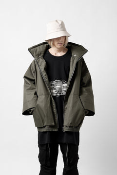 画像をギャラリービューアに読み込む, A.F ARTEFACT LAYERED WR HOODED JACKET / COATING COTTON GABARDINE (KHAKI)