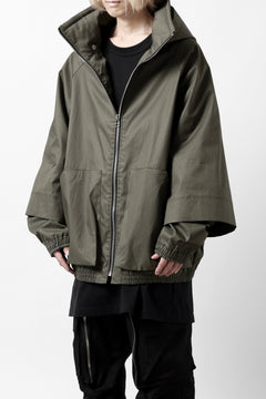 画像をギャラリービューアに読み込む, A.F ARTEFACT LAYERED WR HOODED JACKET / COATING COTTON GABARDINE (KHAKI)