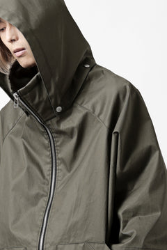 画像をギャラリービューアに読み込む, A.F ARTEFACT LAYERED WR HOODED JACKET / COATING COTTON GABARDINE (KHAKI)