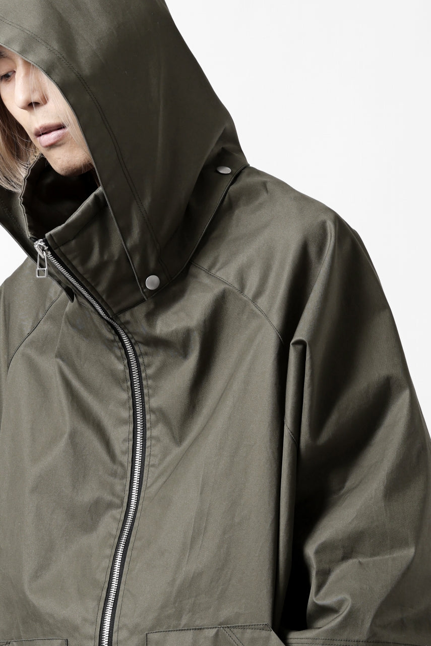 画像をギャラリービューアに読み込む, A.F ARTEFACT LAYERED WR HOODED JACKET / COATING COTTON GABARDINE (KHAKI)