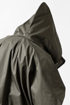 画像をギャラリービューアに読み込む, A.F ARTEFACT LAYERED WR HOODED JACKET / COATING COTTON GABARDINE (KHAKI)
