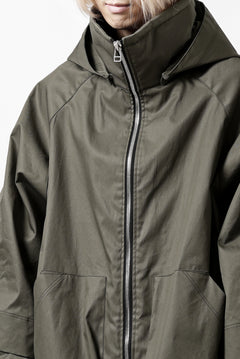 画像をギャラリービューアに読み込む, A.F ARTEFACT LAYERED WR HOODED JACKET / COATING COTTON GABARDINE (KHAKI)
