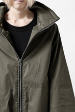 画像をギャラリービューアに読み込む, A.F ARTEFACT LAYERED WR HOODED JACKET / COATING COTTON GABARDINE (KHAKI)