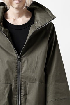 画像をギャラリービューアに読み込む, A.F ARTEFACT LAYERED WR HOODED JACKET / COATING COTTON GABARDINE (KHAKI)