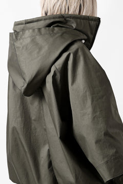 画像をギャラリービューアに読み込む, A.F ARTEFACT LAYERED WR HOODED JACKET / COATING COTTON GABARDINE (KHAKI)