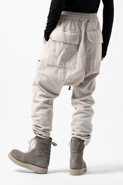 画像をギャラリービューアに読み込む, A.F ARTEFACT ZIPPER SARROUEL LONG PANTS / COTTON TWILL (IVORY)
