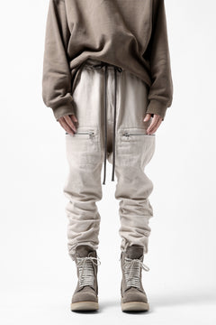 画像をギャラリービューアに読み込む, A.F ARTEFACT ZIPPER SARROUEL LONG PANTS / COTTON TWILL (IVORY)