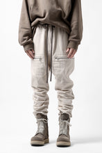 画像をギャラリービューアに読み込む, A.F ARTEFACT ZIPPER SARROUEL LONG PANTS / COTTON TWILL (IVORY)