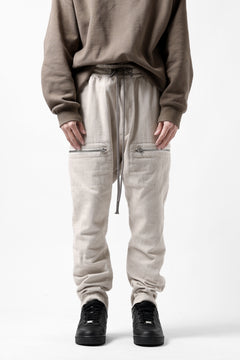 画像をギャラリービューアに読み込む, A.F ARTEFACT ZIPPER SARROUEL LONG PANTS / COTTON TWILL (IVORY)