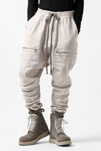 画像をギャラリービューアに読み込む, A.F ARTEFACT ZIPPER SARROUEL LONG PANTS / COTTON TWILL (IVORY)