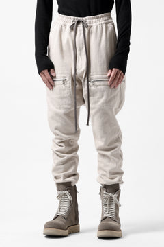 画像をギャラリービューアに読み込む, A.F ARTEFACT ZIPPER SARROUEL LONG PANTS / COTTON TWILL (IVORY)