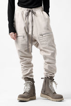 画像をギャラリービューアに読み込む, A.F ARTEFACT ZIPPER SARROUEL LONG PANTS / COTTON TWILL (IVORY)