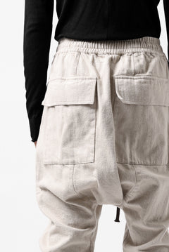 画像をギャラリービューアに読み込む, A.F ARTEFACT ZIPPER SARROUEL LONG PANTS / COTTON TWILL (IVORY)