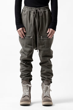 画像をギャラリービューアに読み込む, A.F ARTEFACT ZIPPER SARROUEL LONG PANTS / COTTON TWILL (KHAKI)