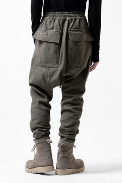 画像をギャラリービューアに読み込む, A.F ARTEFACT ZIPPER SARROUEL LONG PANTS / COTTON TWILL (KHAKI)