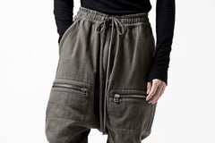 画像をギャラリービューアに読み込む, A.F ARTEFACT ZIPPER SARROUEL LONG PANTS / COTTON TWILL (KHAKI)
