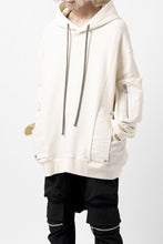 Load image into Gallery viewer, A.F ARTEFACT DOLMAN ZIP HOODIE PARKA / COTTON SWEAT (BLACK)