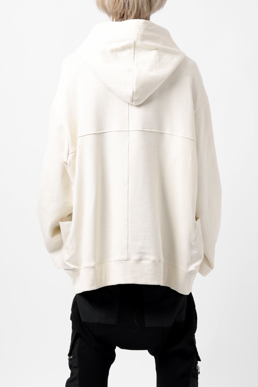 Load image into Gallery viewer, A.F ARTEFACT DOLMAN ZIP HOODIE PARKA / COTTON SWEAT (BLACK)