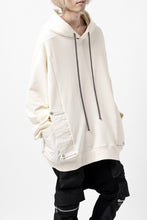 Load image into Gallery viewer, A.F ARTEFACT DOLMAN ZIP HOODIE PARKA / COTTON SWEAT (BLACK)