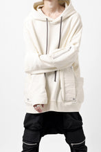 Load image into Gallery viewer, A.F ARTEFACT DOLMAN ZIP HOODIE PARKA / COTTON SWEAT (BLACK)