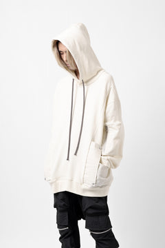 Load image into Gallery viewer, A.F ARTEFACT DOLMAN ZIP HOODIE PARKA / COTTON SWEAT (BLACK)