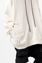 Load image into Gallery viewer, A.F ARTEFACT DOLMAN ZIP HOODIE PARKA / COTTON SWEAT (BLACK)