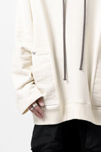 Load image into Gallery viewer, A.F ARTEFACT DOLMAN ZIP HOODIE PARKA / COTTON SWEAT (BLACK)