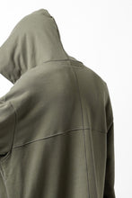 Load image into Gallery viewer, A.F ARTEFACT COMBI HOODIE PULLOVER PARKA / COTTON SWEAT (KHAKI)