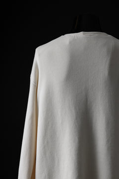画像をギャラリービューアに読み込む, A.F ARTEFACT LAYERED ZIP PULLOVER / COTTON KNIT+JERSEY (IVORY)