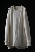 画像をギャラリービューアに読み込む, A.F ARTEFACT LAYERED ZIP PULLOVER / COTTON KNIT+JERSEY (IVORY)