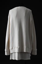 画像をギャラリービューアに読み込む, A.F ARTEFACT LAYERED ZIP PULLOVER / COTTON KNIT+JERSEY (IVORY)