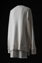 画像をギャラリービューアに読み込む, A.F ARTEFACT LAYERED ZIP PULLOVER / COTTON KNIT+JERSEY (IVORY)
