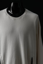 画像をギャラリービューアに読み込む, A.F ARTEFACT LAYERED ZIP PULLOVER / COTTON KNIT+JERSEY (IVORY)