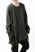 画像をギャラリービューアに読み込む, A.F ARTEFACT LAYERED ZIP PULLOVER / COTTON KNIT+JERSEY (KHAKI)