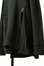 画像をギャラリービューアに読み込む, A.F ARTEFACT LAYERED ZIP PULLOVER / COTTON KNIT+JERSEY (KHAKI)