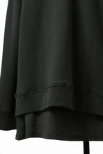 画像をギャラリービューアに読み込む, A.F ARTEFACT LAYERED ZIP PULLOVER / COTTON KNIT+JERSEY (KHAKI)