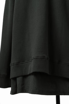 画像をギャラリービューアに読み込む, A.F ARTEFACT LAYERED ZIP PULLOVER / COTTON KNIT+JERSEY (KHAKI)