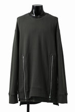 画像をギャラリービューアに読み込む, A.F ARTEFACT LAYERED ZIP PULLOVER / COTTON KNIT+JERSEY (KHAKI)