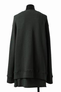 画像をギャラリービューアに読み込む, A.F ARTEFACT LAYERED ZIP PULLOVER / COTTON KNIT+JERSEY (KHAKI)