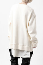 画像をギャラリービューアに読み込む, A.F ARTEFACT LAYERED ZIP PULLOVER / COTTON KNIT+JERSEY (IVORY)