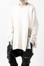 画像をギャラリービューアに読み込む, A.F ARTEFACT LAYERED ZIP PULLOVER / COTTON KNIT+JERSEY (IVORY)