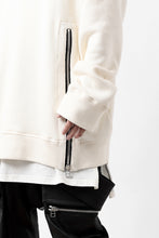 画像をギャラリービューアに読み込む, A.F ARTEFACT LAYERED ZIP PULLOVER / COTTON KNIT+JERSEY (IVORY)